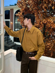 Classic Long-Sleeve Button Shirt