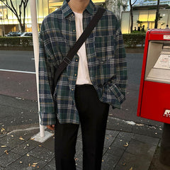 Green Plaid Shirt