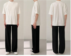 Half-high Collar Short-sleeved T-shirt