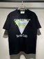 Casablanca Tennis Club Triangle Palm Scenic Graphic Black Short Sleeve T-Shirt Unisex