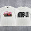 Dynamite & Typography Oversized Cotton T-Shirt