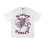 SAINT VANITY Winged Creature Graphic Short-Sleeve T-Shirt - White / Maroon