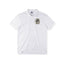 SAINT VANITY Embroidered Patch Short-Sleeve Polo Shirt - White
