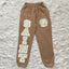 Saint Vanity Varsity Applique Sweatpants - Khaki Brown