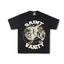 SAINT VANITY Winged Creature Graphic Short-Sleeve T-Shirt - Black / Cream