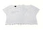 Enfants Riches Déprimés Stacked Logo White Distressed Tee