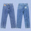 Corteiz Heavyweight Denim Pants Light blue
