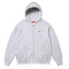 Supreme Small Box Zip Up Hooded Sweatshirt - Heather Grey