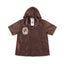 SAINT VANITY Short-Sleeve Hooded Coach Jacket - Brown