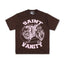 SAINT VANITY Winged Creature Graphic Short-Sleeve T-Shirt - Brown / Pink