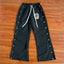 Saint Vanity Side-Snap Utility Cargo Pants - Black