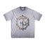 SAINT VANITY Vintage Crown Graphic Short-Sleeve T-Shirt - Grey / Vintage Wash