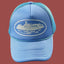 Cortiez Bold White Oval Ship Logo Trucker Hat - Light Blue