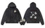 Enfants Riches Déprimés Multi-Panel Photo Zip-Up Hoodie - Washed Black