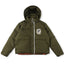 Saint Vanity Hooded Puffer Down Jacket - Olive Green