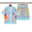 Casablanca Abstract Wave Line Art Allover Print Shirt & Shorts Two Piece Set