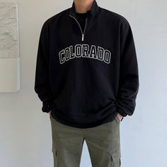 Oversized Zip Sweatshirt