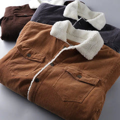 Sherpa Washed Corduroy Jacket