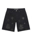Sp5der Beluga Denim Short Black
