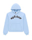Sp5der OG Logo Mixed Stone Zip Up Hoodie Rock Blue