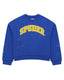 Sp5der Varsity Web Crewneck Blue