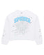 Sp5der Varsity Web Crewneck White