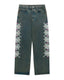 Sp5der Web Stone Denim Pants Indigo