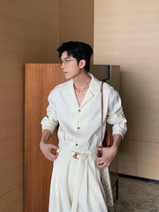 Textured Korean Suit