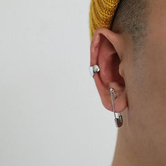 Paper Clip Shape Earrings