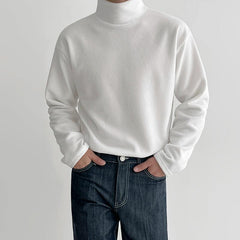 Cotton Turtleneck Bottoming Shirt