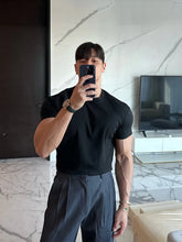 Round Neck Short Sleeve Fitness Shirt