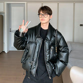 PU Cotton Leather Jacket