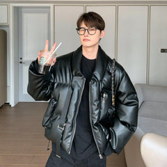 PU Cotton Leather Jacket