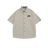 Classic Striped Short Sleeve Shirt