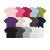 Solid Color Basic Short Sleeve T-shirt