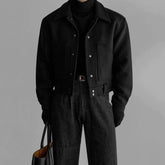 Wool Collar Workwear Short Jacket
