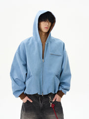 Hooded Denim Jacket