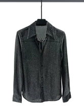 Silk Starry Sky Loose Fit Shirt