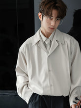 Two-Piece Long-Sleeve Tie Shirt