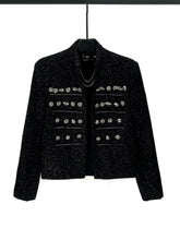 Shiny Metal Embellished Short Jacket