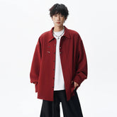 Chinese Style Metal Button Shirt