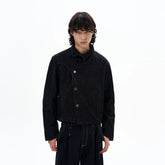 Straight Asymmetrical Denim Jacket