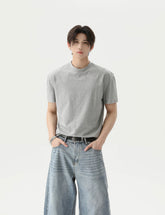 Round Neck Slim Fit Short Sleeve T-shirt