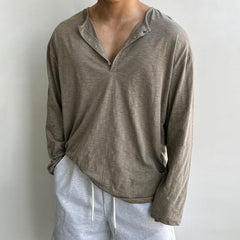 Bottoming Collar Long-sleeved Shirt