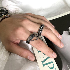 Chain Design Ring