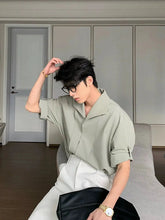 Button-Up Rolled Sleeves Shirt