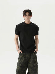 Round Neck Slim Fit Short Sleeve T-shirt