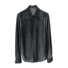 Silk Starry Sky Loose Fit Shirt