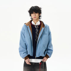 Hooded Denim Jacket