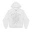 Sp5der OG White Web Rhinestone Hoodie